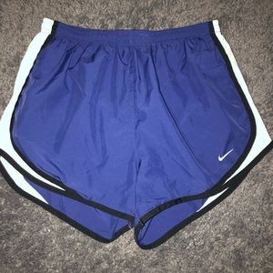Blue nike shorts